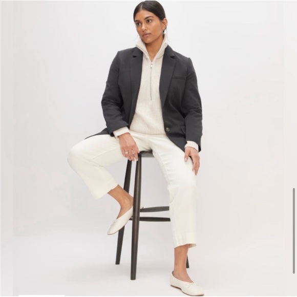 Everlane The Day Ballet Flat Womens White Slip On Flats Shoes Neutral Minimalist - Picture 3 of 13